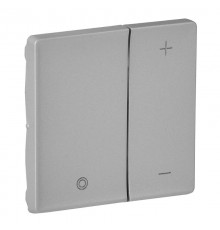 Valena LIFE Алюминий Накладка светорегулятора кнопочного  754892  Legrand