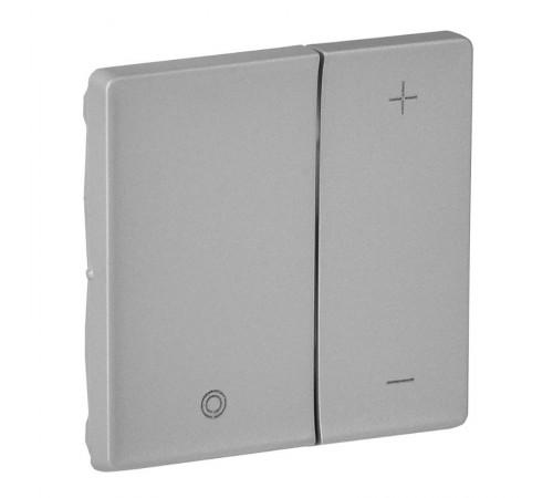 Valena LIFE Алюминий Накладка светорегулятора кнопочного  754892  Legrand