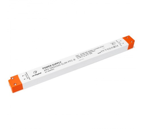 Блок питания ARV-SN24240-SLIM-PFC-B (24V, 10A, 240W) (Arlight, IP20 Пластик, 3 года)  026679(1)  Arlight