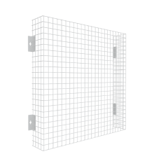 Защитная решетка для панелей 595х595  PG-1  EKF