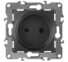 Розетка 12-2105-05 2P, 16АХ-250В,  антрацит  Б0018258  ЭРА