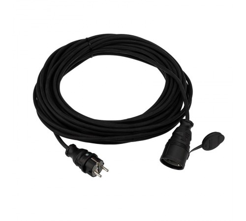 Удлинитель-шнур КГ 3х1.5, 30 м, морозостойкий, с/з, 16 А, 3500 Вт, IP44 (Сделано в России)  11-7073  REXANT