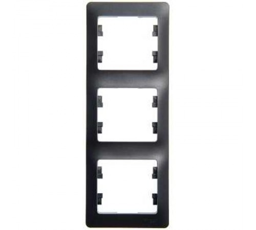 Glossa Антрацит Рамка 3-ая, вертикальная  GSL000707  SE