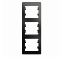 Glossa Антрацит Рамка 3-ая, вертикальная  GSL000707  SE