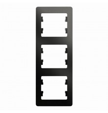 Glossa Антрацит Рамка 3-ая, вертикальная  GSL000707  SE