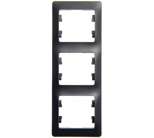 Glossa Антрацит Рамка 3-ая, вертикальная  GSL000707  SE
