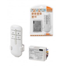 Комплект для беспроводного управления освещением "Народный" ПУ3-МK-Н-3 (3 канала) "Уютный дом"  SQ1508-0114  TDM