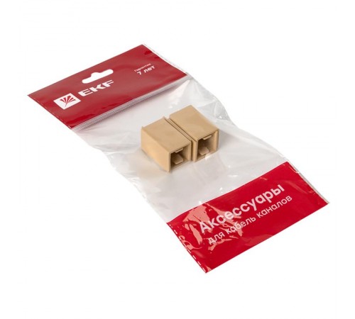 Соединитель (16х16) (4 шт) Plast EKF PROxima   под светлое дерево    conl-16-16x4   EKF 