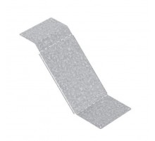 Крышка к повороту вертикальному регулируемому 100х80, толщ. 1,0 мм, гор. цинк, 324418  КПВР-100х80-1,0-ГЦ   Ostec