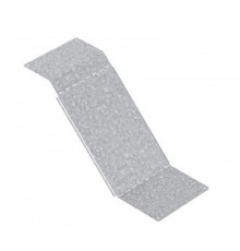 Крышка к повороту вертикальному регулируемому 100х100, толщ. 1,5 мм, гор. цинк, 324513  КПВР-100х100-1,5-ГЦ   Ostec