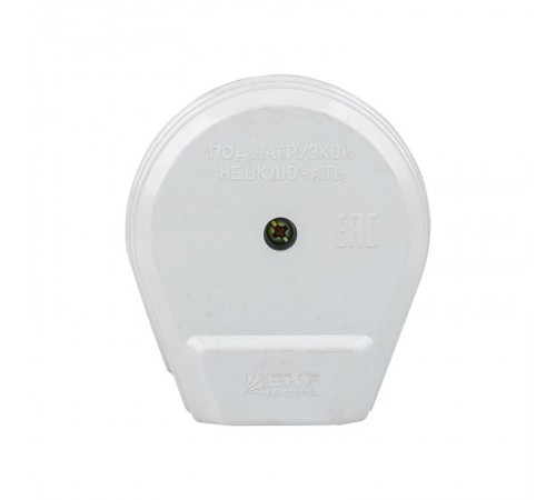 Разъем РШ-ВШ 32А 250В 2P+PE (ОУ) пластиковый бел. EKF PROxima  AS-250-O-01  EKF