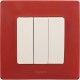 Etika Красная Рамка 1-ая  672531  Legrand