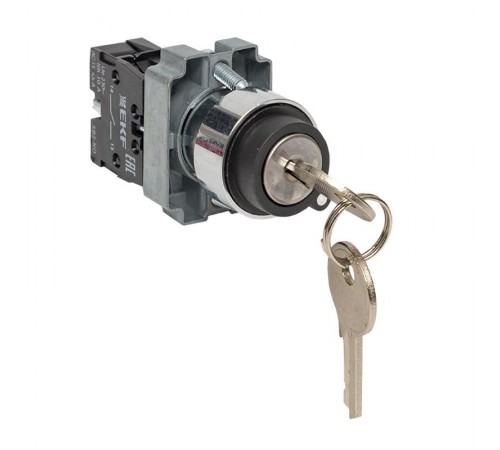 Переключатель BG61 2P с замком возвратный NO EKF PROxima  xb2-bg61  EKF