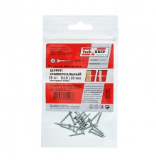 Саморез ШУц 2,5х20 пот. гол. (25 шт) - пакет ( 0,015 кг)  102406  Tech-KREP