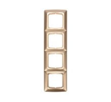 DEA Рамка 4-я горизонтальная Золотой Металлик  KR-78-0318  Kranz