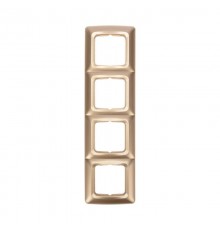 DEA Рамка 4-я горизонтальная Золотой Металлик  KR-78-0318  Kranz