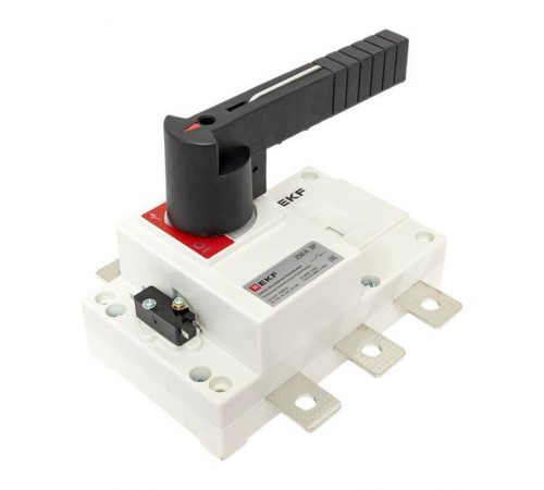 Рубильник-выключатель 250A 3P c рукояткой управления для прямой установки PowerSwitch  psds-250-3  EKF