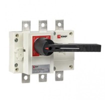 Рубильник-выключатель 250A 3P c рукояткой управления для прямой установки PowerSwitch  psds-250-3  EKF
