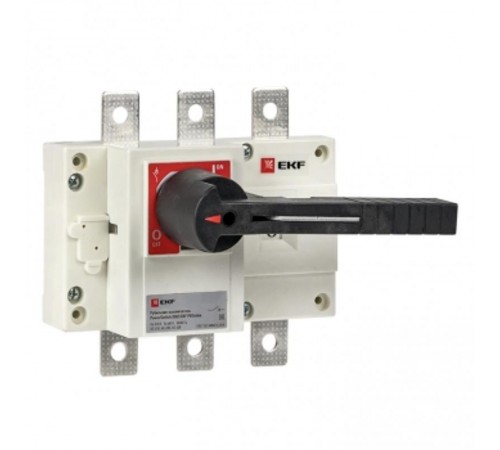 Рубильник-выключатель 250A 3P c рукояткой управления для прямой установки PowerSwitch  psds-250-3  EKF