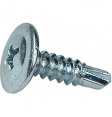 Саморез 4,2х38 с прессшайбой, Сверло, (1000 шт/уп)  PR08.5892  Промрукав