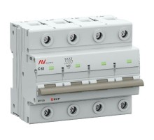 Выключатель автоматический AV-125 4P 63A (C) 10kA  AVERES mcb125-4-63C-av EKF