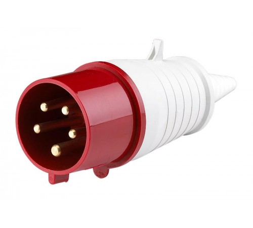 Вилка переносная 034 3Р+РЕ 63А 380В IP67 ВП-102   26007DEK  DEKraft