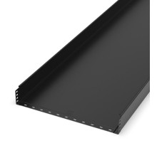 Лоток неперфорированный Стандарт 600х100х3000 (1,0 мм) RAL 9005 (6 м/уп)  PR16.9970  Промрукав