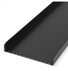 Лоток неперфорированный Стандарт 600х100х3000 (1,0 мм) RAL 9005 (6 м/уп)  PR16.9970  Промрукав