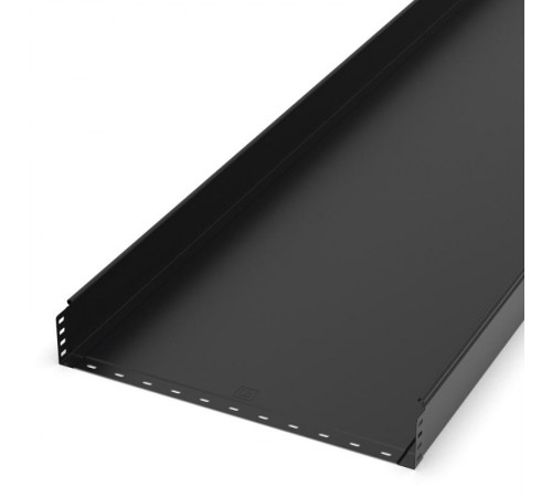 Лоток неперфорированный Стандарт 600х100х3000 (1,0 мм) RAL 9005 (6 м/уп)  PR16.9970  Промрукав