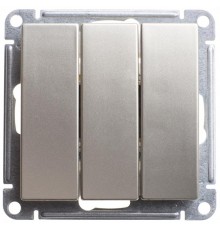 W59 Шампань Выключатель 3-клавишный, 10АХ  VS0510-351-4-86  SE