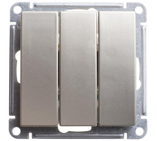 W59 Шампань Выключатель 3-клавишный, 10АХ  VS0510-351-4-86  SE