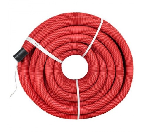Труба гофрированная двустенная ПНД d 110 с зондом (50 м) красная, EKF PROximatg2st-110-50mEKF