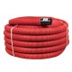 Труба гофрированная двустенная ПНД d 110 с зондом (50 м) красная, EKF PROximatg2st-110-50mEKF