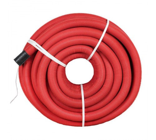 Труба гофрированная двустенная ПНД d 110 с зондом (50 м) красная, EKF PROximatg2st-110-50mEKF