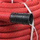 Труба гофрированная двустенная ПНД d 110 с зондом (50 м) красная, EKF PROximatg2st-110-50mEKF