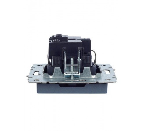 BRITE Розетка с заземлением без шторок 16А РС11-1-0-БрМ маренго   BR-R11-16-K35  IEK