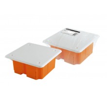 Коробка распределительная с/у 92х92х40 с крышкой, инд. штрихкод  SQ1402-1001  TDM