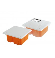 Коробка распределительная с/у 92х92х40 с крышкой, инд. штрихкод  SQ1402-1001  TDM