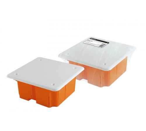 Коробка распределительная с/у 92х92х40 с крышкой, инд. штрихкод  SQ1402-1001  TDM