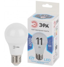 Лампа светодиодная LED 11Вт Е27 220В 4000К smd A60 шар  Б0029821  ЭРА