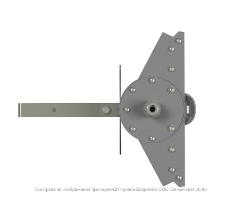 Световой указатель аварийного освещения светодиодный BS-ATRIX-10-L2-BZ 31Вт централизованный скоба IP65  a15193  Белый свет