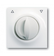 Плата центральная с поворотной ручкой,, для механизма выключателя жалюзи , серия impuls, цвет альпийский белый  1753-0-4864   2CKA001753A4864  ABB