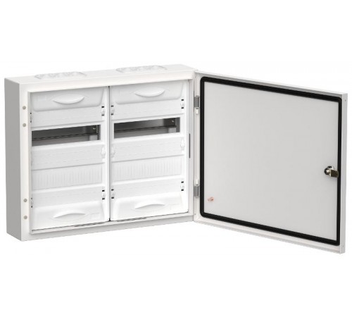 TITAN 5 Корпус металлический ЩРн-48 (2х24) 460х570х140 IP54 белый  TI5-50-N-2X024-54   IEK