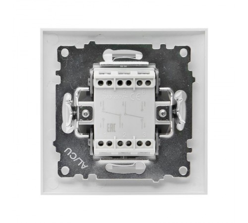 Валенсия выключатель 2-кл. 10А белый проходной EKF PROxima   EWV10-027-10   EKF