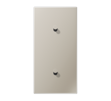 Центральная плата, 2 поста, для вертикальной установки, тумблеры 1+1, конус; металл; нержавеющая сталь; LS1912  ES12-20K1  Jung