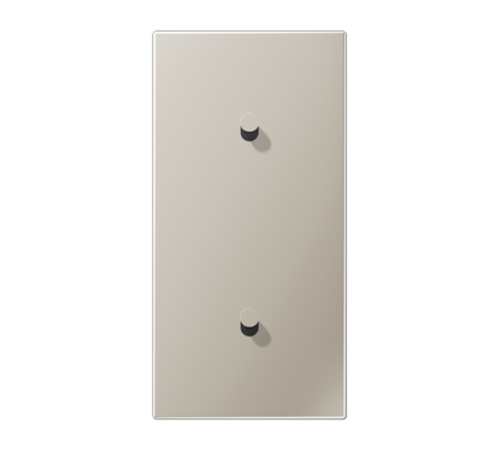 Центральная плата, 2 поста, для вертикальной установки, тумблеры 1+1, конус; металл; нержавеющая сталь; LS1912  ES12-20K1  Jung