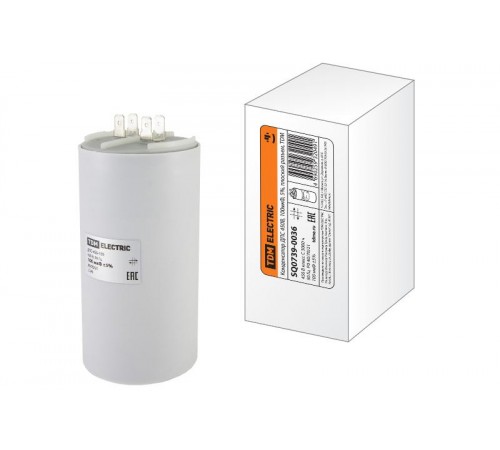 Конденсатор ДПС 450В, 100мкФ, 5%, плоский разъем  SQ0739-0036  TDM