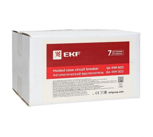 Выключатель автоматический ВА-99М 800/630А 3P 35кА PROxima  mccb99-800-630m  EKF