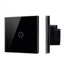 Выключатель сенсорный SWT-OMALI-S01-ZB-BK (250V, 10A, Zigbee) (Arlight, Стекло)  050033  Arlight