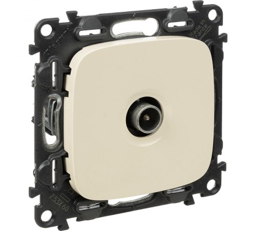Valena ALLURE DIY Сл.кость Розетка TV оконечная, 10 дБ, 0-862 МГц  753860  Legrand